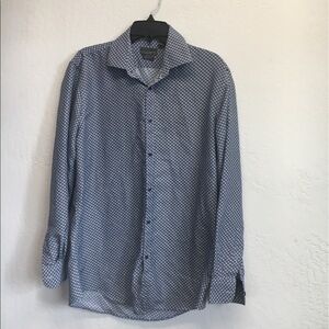 Black Label by Ruffini Mens Button Up long sleeve shirt